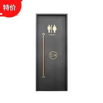 Iron door Container door Personality industrial damper Creative bar restaurant toilet toilet door Bathroom door customization