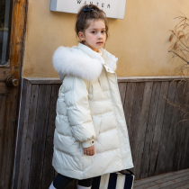 The long girl in the Balabala children's down jacket 2022 new winter Korean version of the big children thickened their coat tide