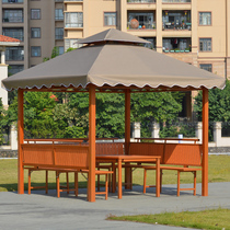 Outdoor Cool Pavilion Iron Art Park Leisure Pavilions Courtyard Garden Terrace Barbecue Tent Farmhouse Music Outdoor Sun Shelter