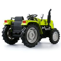 Alloy engineering vehicle tractor car model toy model farmer car cultivated land tractor wheat combine harvester