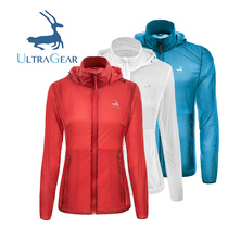 Excellent Ultra Gear outdoor running sport light and thin breathable skin windbreaker for men and women
