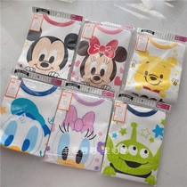 Breathable breathing cotton summer male and female short sleeve shorts suit baby cartoon pyjamas thin childrens home clothes