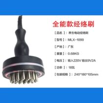 Hair conditioning beauty hairdressing aid small instrument vibrating brush head electric meridian brush body care brush physiotherapy brush