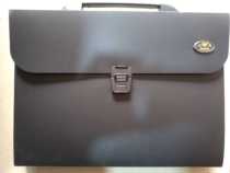 Clearing house handling A4 multilayer organ pack 12 open large number briefcase Multi-functional information accommodating bag office supplies