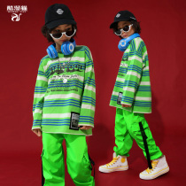 Street dance boy suit jazz dance hiphop hip-hop childrens performance costume long sleeve catwalk show tide suit