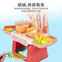 Cooking set Kitchenware set for girls Childrens kitchen toys for girls 7-9 birthday gifts for 3 years old and older Simulation 6