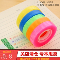 Invisible tape writing without leaving traces transparent stickers can be written copy sticky wrong question copy hand tear color transparent tape