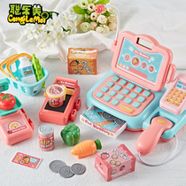 Childrens home supermarket Supermarket Cashier Toy Emulation Girl All-in-one Baby Kitchen Cashier Kitchen Cashier Sets Girl