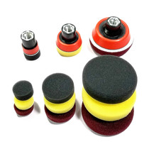 Car details fine polishing machine sponge 1 inch 2 inch 3 inch small tray wool wheel small sponge ball tray sticky plate