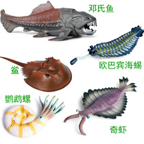 Paleozoic animal model Obabin sea scorpion shrimp Dengs fish long Spinosaurus trilobite ammonites chrysanthemum