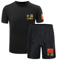 Summer Short Sleeve Men Loose Half Sleeve Elastic Embroidered Flag Special Soldier T-shirt Costume Veterans Get-togethers Custom Suits