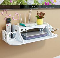 Terminal panel living room router shelf row plug-in TV partition Block Shield switch box wall shelf Wall