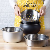 2 liter rice cooker steamer universal 304 stainless steel compartment steaming rack accessories inside steaming rice layer steaming drawer