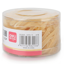 Deli 3213 3212 latex ring rubber band office finance with strong and durable