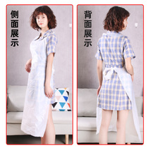Disposable Apron Plastic Waterproof Anti-Oil Stain Hot Pot Barbecue Hotel Catering Kitchen Home Painting Room Commercial Kk