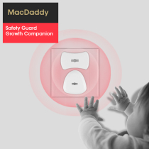 MacDaddy Baby Anti-electric shock Socket Protective Cover Safety Socket Jelly Mask Stone Painted Blue