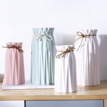 Ceramic vase dried flower flower arrangement creative hipster modern minimalist living room table home decorations ornaments