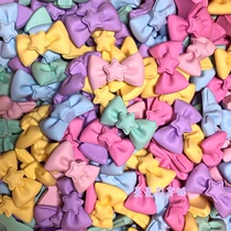 Xixi grocery store Cute five-pointed star bow cream glue drop glue mobile phone shell hair hair ornaments decorative materials