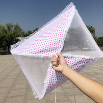 Vegetable cover summer food cover household table cover folding cover cover vegetable cover fly cover anti-fly net cover anti-mosquito cover table cover