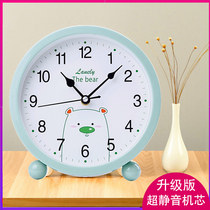 Clock ornaments personalized creative home desktop living room bedroom mute desk clock modern simple clock desktop clock