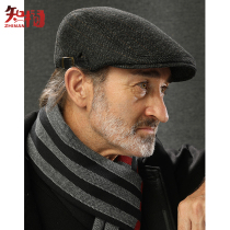 Middle-aged cap winter warm plus velvet thickened old head hat father grandfather Old Man old hat male Autumn Winter