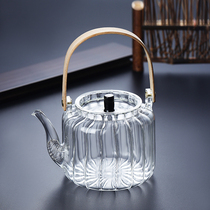 Minable Fire Glass Lifting pot Kettle Boiling Teapot Boiling Teapot Hammer Tattooer for home glass pot Packer Gongcup