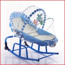Baby pacification rocking bed folding 10 rocking chair Bao coaxing portable newborn-age coaxing sleeping chair