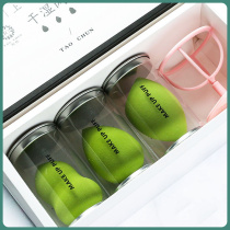 Beauty Makeup not eating Pink Sponge Powder Bash Air Cushion With Box Rack Dry And Wet Dual Purpose Makeup Tools Gourd Color Makeup Soft