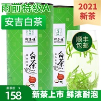 Anji white tea 2021 new tea listed authentic before the rain premium A250g green tea Alpine Spring tea bulk tea