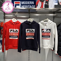 FILA FILA sweater womens 19 winter new womens knitted fashion sports hooded sweater F11W948225F