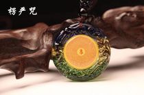 Shurangama Mantra Pendant Pendant Amulet Fate Six-character Truth Lotus Green Mother