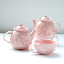 American old plum blossom ceramic mother pot high temperature stoneware household afternoon tea tea tea teapot set one pot and one cup