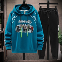 Boys clothes Spring and Autumn 11 Boys Yellow Little Sports Set 12 - 15 Years Older Boys Mens 13 Teen