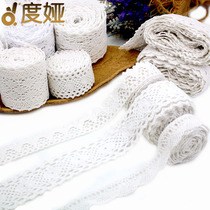Hollow cotton lace accessories sofa decoration handmade diy curtain fabric bedding table cloth cotton lace fabric