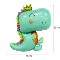 Babys birthday arrangement balloon childrens birthday party dinosaur theme scene decoration supplies aluminum film balloon