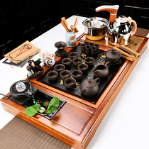 Minimalist tea set suit home living room full automatic upper water integrated Kung Fu tea table running water atomization tea tray