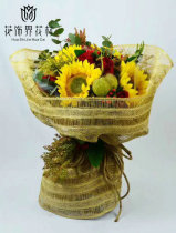 South Korea N paper hemp yarn Net special high-grade flower packaging gauze flower packaging bouquet packaging gauze net