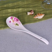 Jingdezhen new product 2 big spoons household bone china spoon ceramic spoon spoon rice spoon spoon creative big spoon