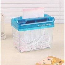 A6 small mini silent hand strip shredder Household manual shredder grinder Office supplies