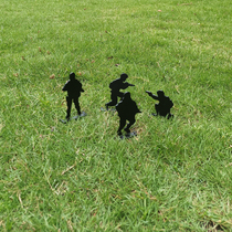 Target House set of four pieces of practice metal small target small swing piece