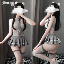 Sexy pajamas lingerie sex items passionate clothes seduction perspective hot teasing set campus uniform