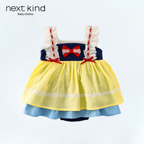 Spot Next kind baby summer dress female baby full moon hundred-day feast anniversary dress princess dress summer