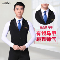 Dambao Roo New Mens Horse Chia Waltz Dance Suit Latin Dance National Mark Dance Practice with Moden Machia blouses