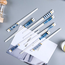 Japanese-style household high-end ceramic chopsticks gift box non-slip mold high-end facial value 10 pairs of chopsticks disinfection net red tableware