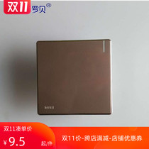 Champagne Gold Open Double Control Open Multi-Control Home Wall Dark Switch