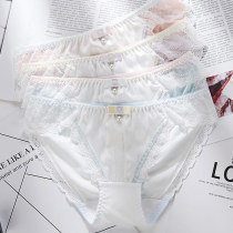 white underwear lace girls japanese milk silk pure cotton ice cream cute sweet girls briefs