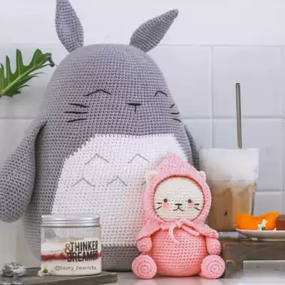 Big Chinchilla crochet illustration crochet wool knitting manual diy Chinese picture tutorial New recommendation