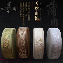 Pure man mindfulness thick round tea ceremony cushion square tatami meditation Four Seasons suitable for mountain Brown Futon