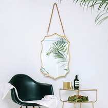 NASO The Nordic wall-mounted half-body mirror Bedroom wall-mounted full-length mirror European-style simple bathroom mirror