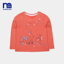 British mothercare baby girl knitted T-shirt baby clothes new rabbit round long-sleeved top